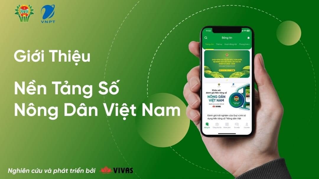 Nền tảng số Nông dân Việt Nam - Kênh tương tác hai chiều giữa Trung ương Hội và hội viên